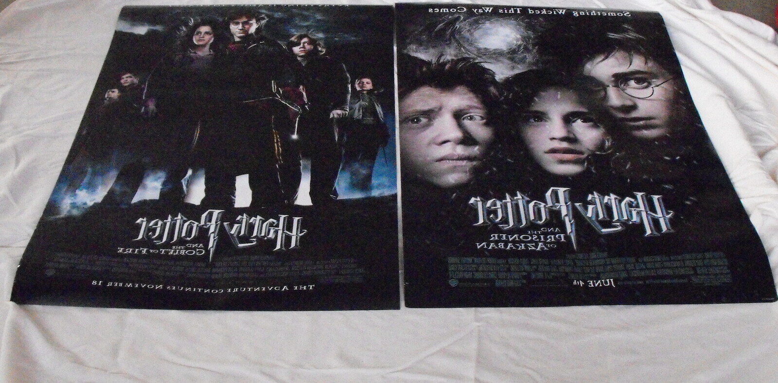 Harry Potter DS Posters: The Prisoner of Azkaban 2004 & The Goblet of Fire 2005 Без бренда