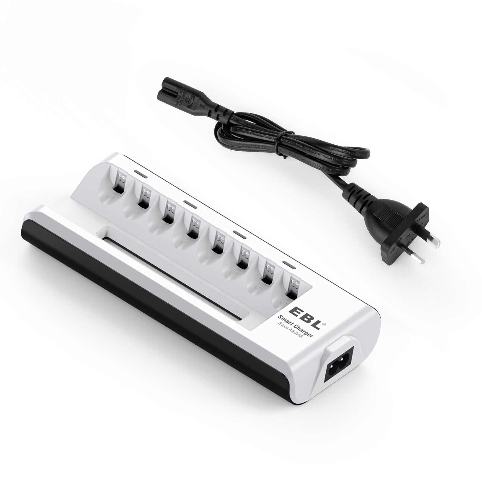 8 Bay AA AAA Independent Rechargeable Battery Charger for Ni-MH Ni-CD Batteries EBL - фотография #9