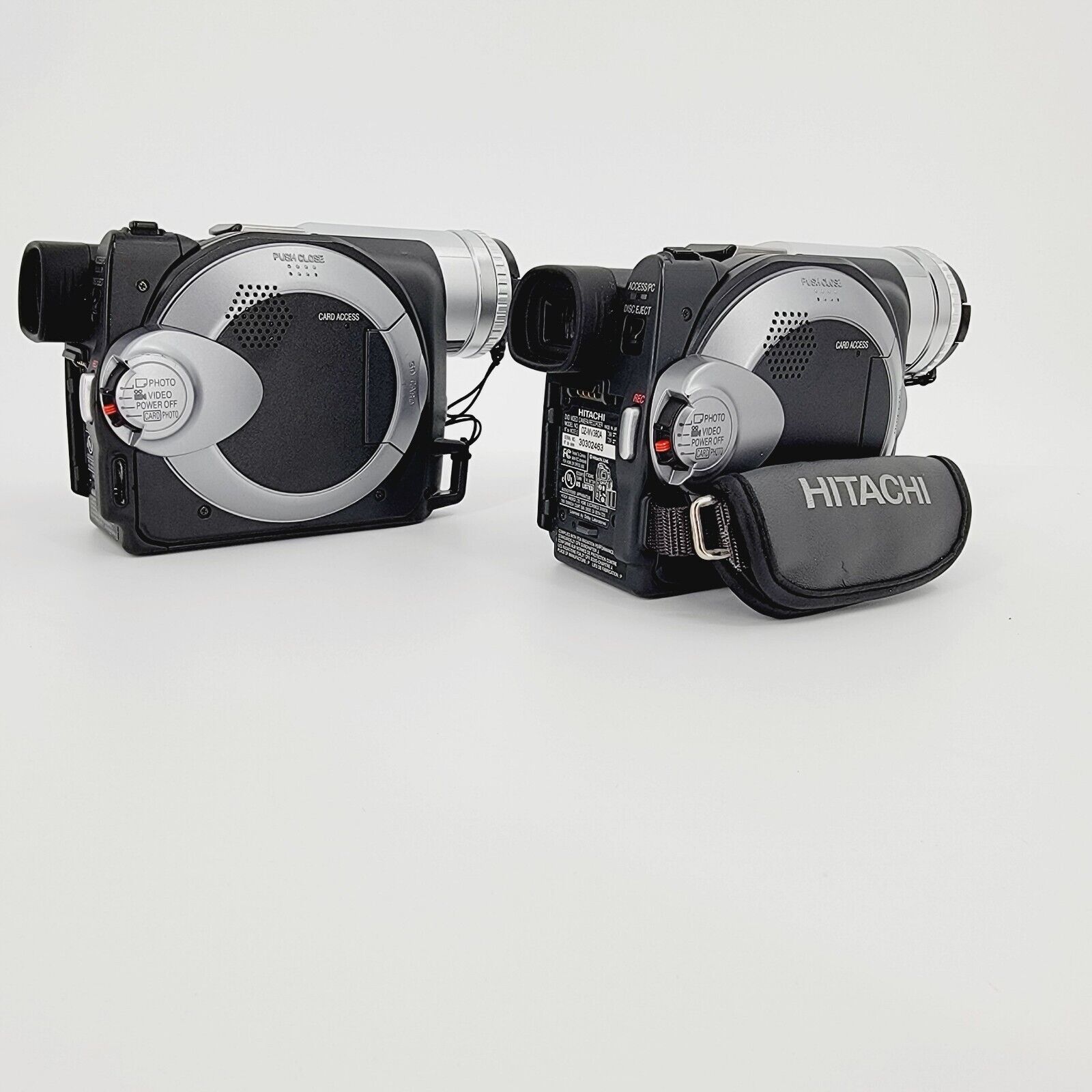 Lot of 2 Hitachi DZ-MV380A DVD Recording Camcorder UNTESTED NO BATTERY for parts Hitachi DZ-MV380A - фотография #5