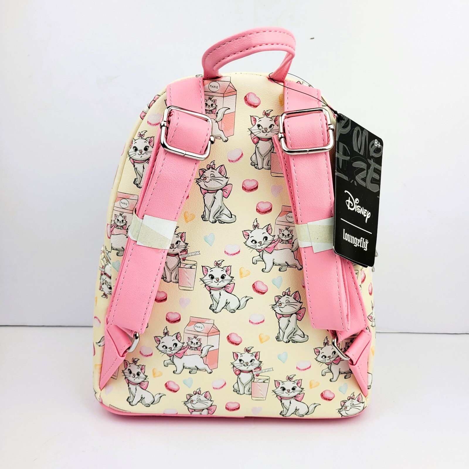 Loungefly Disney The Aristocats Marie Milk & Macarons Mini Backpack & Cardholder Loungefly Loungefly Disney The Aristocats Marie Milk & Macarons - фотография #6