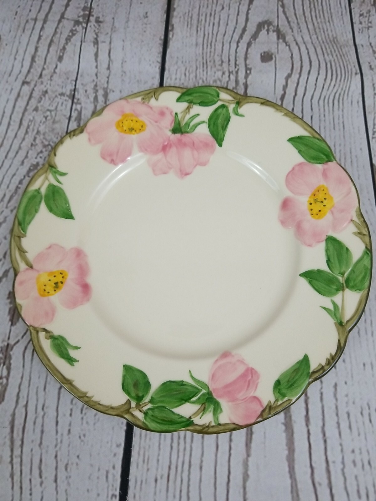Franciscan Desert Rose Salad Plates Made in CA USA Vintage 1949-1953 5-RARE Franciscan Ceramics Franciscan Desert Rose - фотография #4