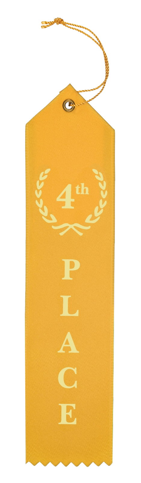 Flat Carded Award Ribbons 1st 2nd 3rd 4th 5th Place, Blue Red White Yellow Green Clinch Star CS-AR-FWC-1-5-60 - фотография #7