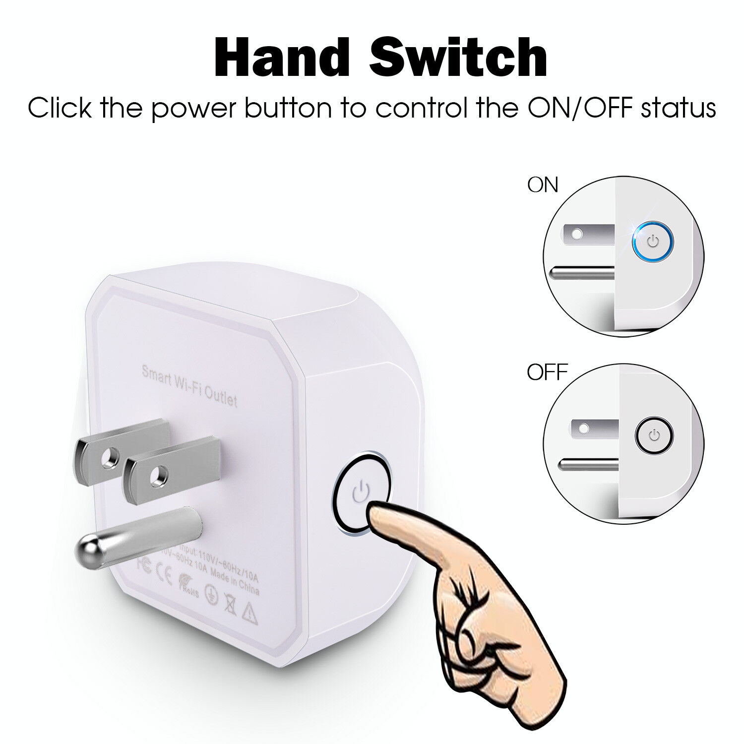 4pcs WIFI Smart APP Remote Control Timer Switch Power Socket Outlet US Plug  Kootion Does Not Apply - фотография #7