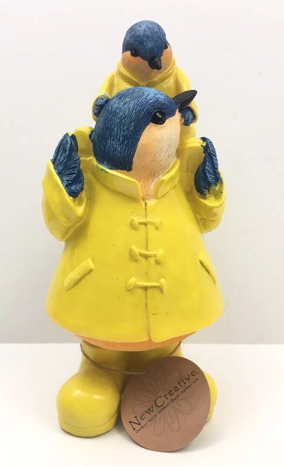 Bluebird Figurine Baby and Momma Bluebird Spring "Rainy Day"  Evergreen  Без бренда