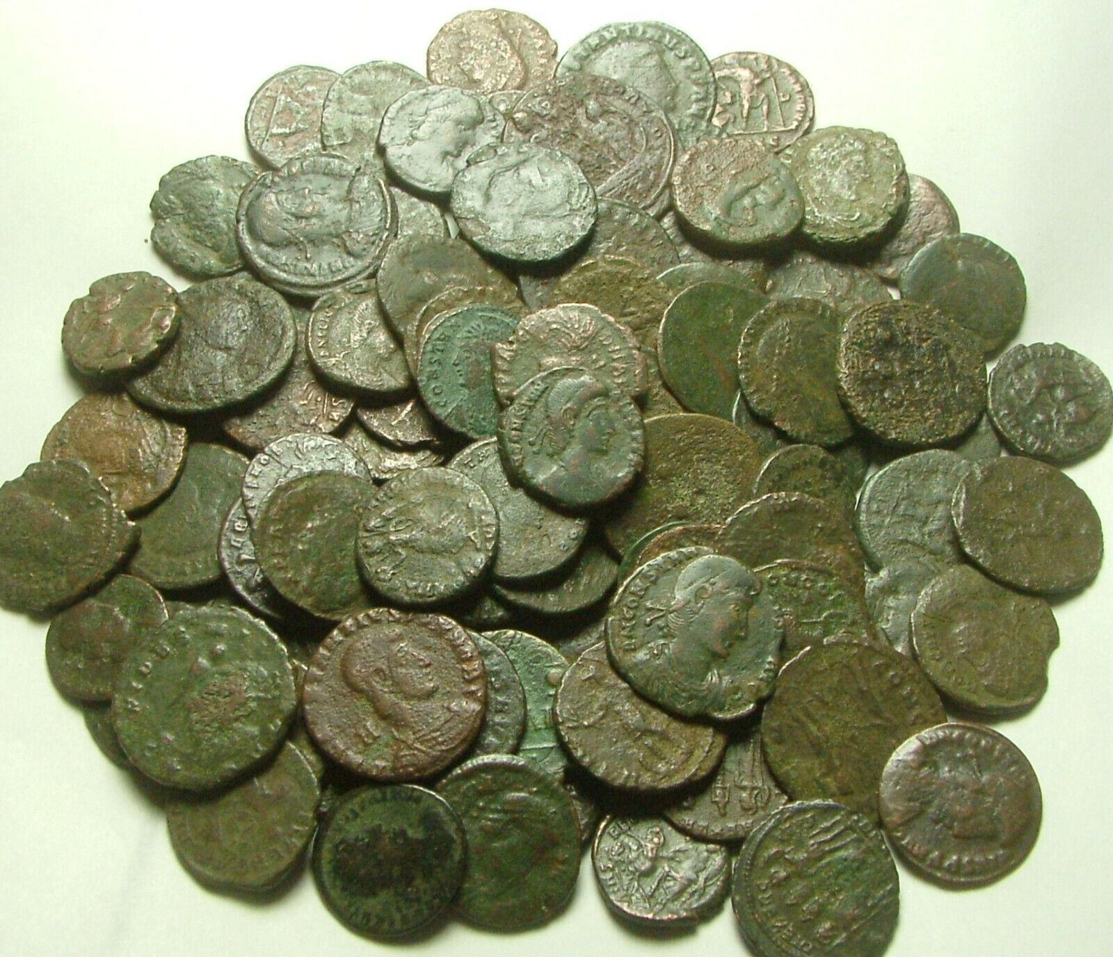Lot genuine Ancient Roman coins Constantine/Valens/Constantius/Licinius/Claudius Без бренда