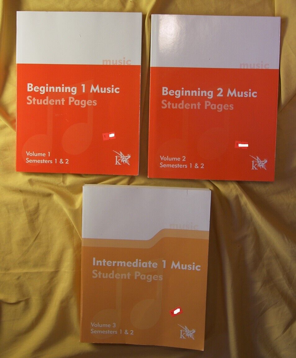 3 k12 MUSIC Student Workbook Vol. Beginner 1, 2 & Intermediate 1 Vol. 3 Gr 1-3 Без бренда