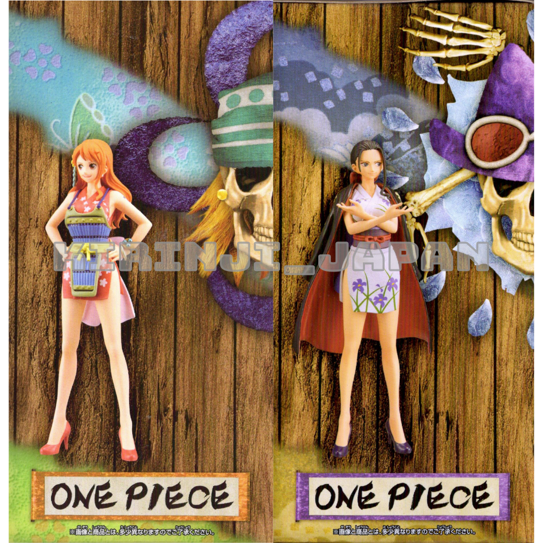 One Piece Nico Robin Nami Figure Set of 2 DXF THE GRANDLINE LADY Wano Kuni New BANPRESTO Animator Doll - фотография #4