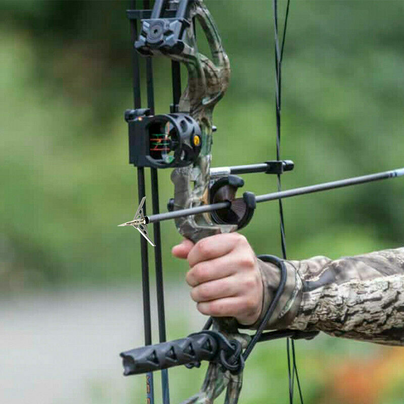 24X Rear Deploying Broadheads Exteme Expandable 2 Blade 2" Cut 100gr Arrow Tips Sososhoot Rage Hypodermic - фотография #2