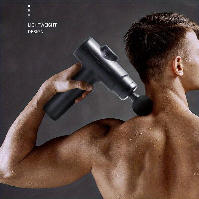 1pc Fascia Gun Muscle Massage Gun Deep Tissue Percussion Massager For Athletes Unbranded - фотография #13