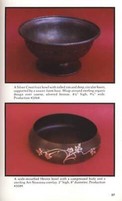 Vintage Heintz Art Metal Collector Guide Silver on Bronze Arts Crafts Metalware Без бренда - фотография #4