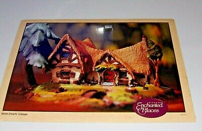 Disney WDCC Seven Dwarfs' Cottage Lithograph Factory Sealed Disney - фотография #2