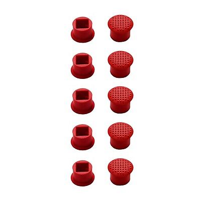 10 Pack Rubber Mouse Pointer TrackPoint Red Cap for IBM Thinkpad Laptop Nipple IBM Does Not Apply
