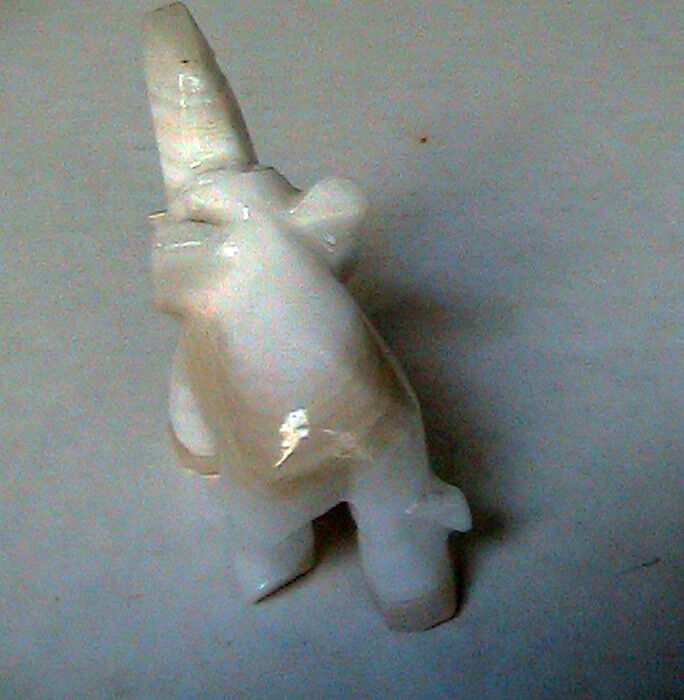 Vintage Small Onyx Stone Ellephant Nicely Sculpted & Detailed ExcCondition Без бренда - фотография #3