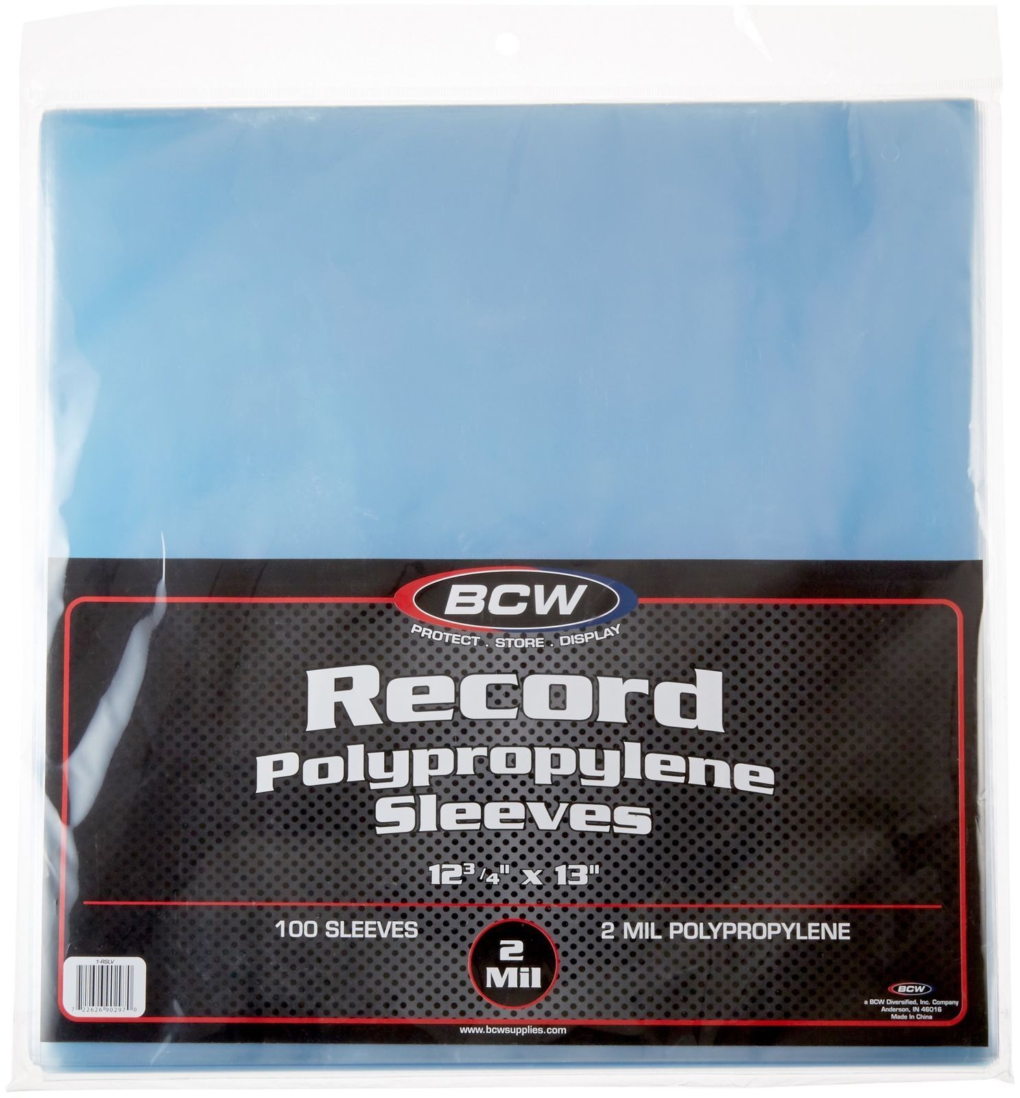 200 BCW Record Vinyl Album Clear Plastic Outer Sleeves Bags Covers 33 RPM LP  BCW 1RSLV
