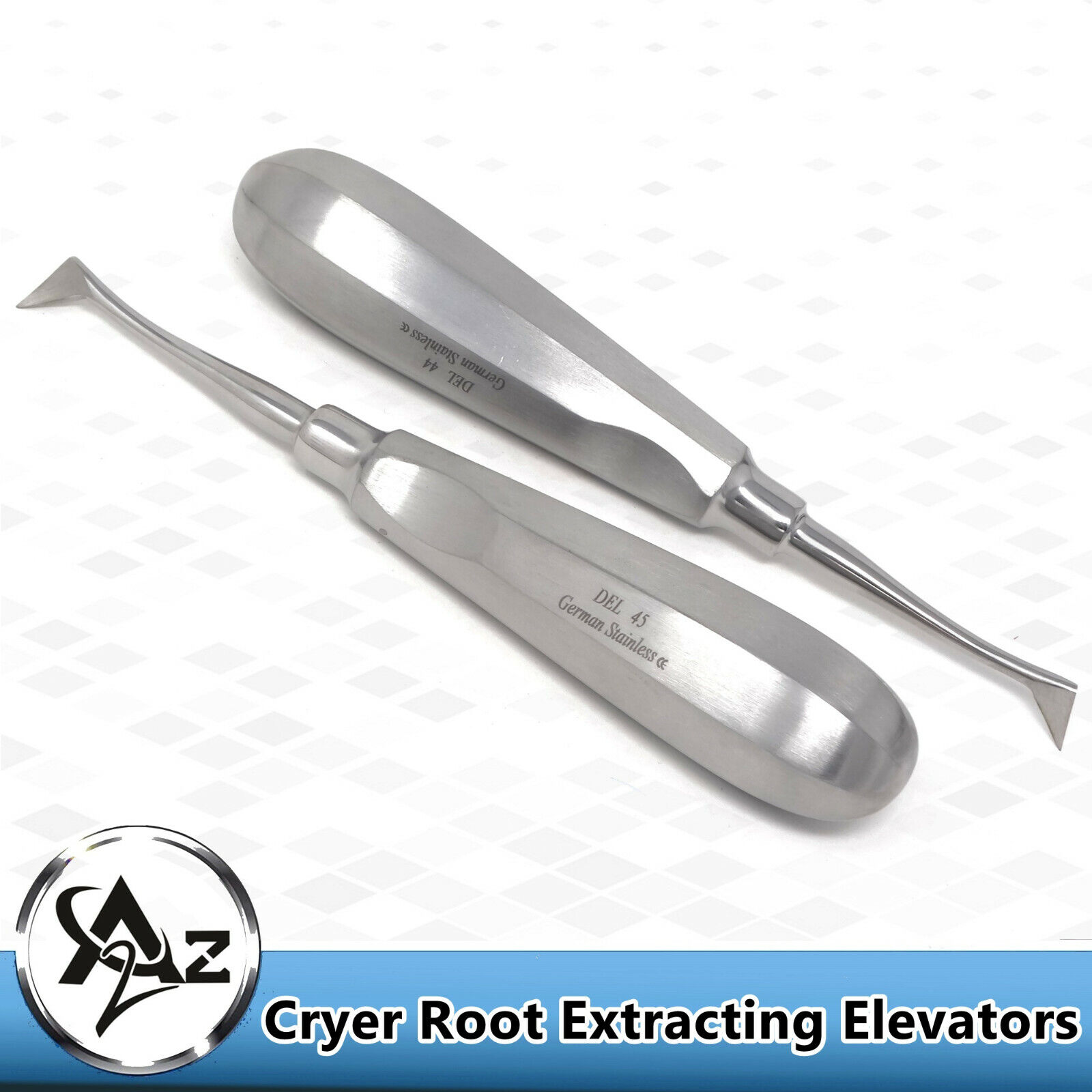 Dental Cryer Elevators Left + Right Tooth Extracting Extraction Surgery Set Of 2 A2Z SCILAB Does Not Apply