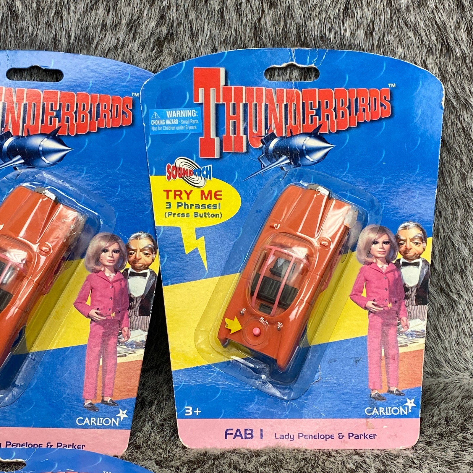 Thunderbirds Fab 1 & Thunderbird 3 Lot of 4 Vintage 1999 New In Box Carlton - фотография #5