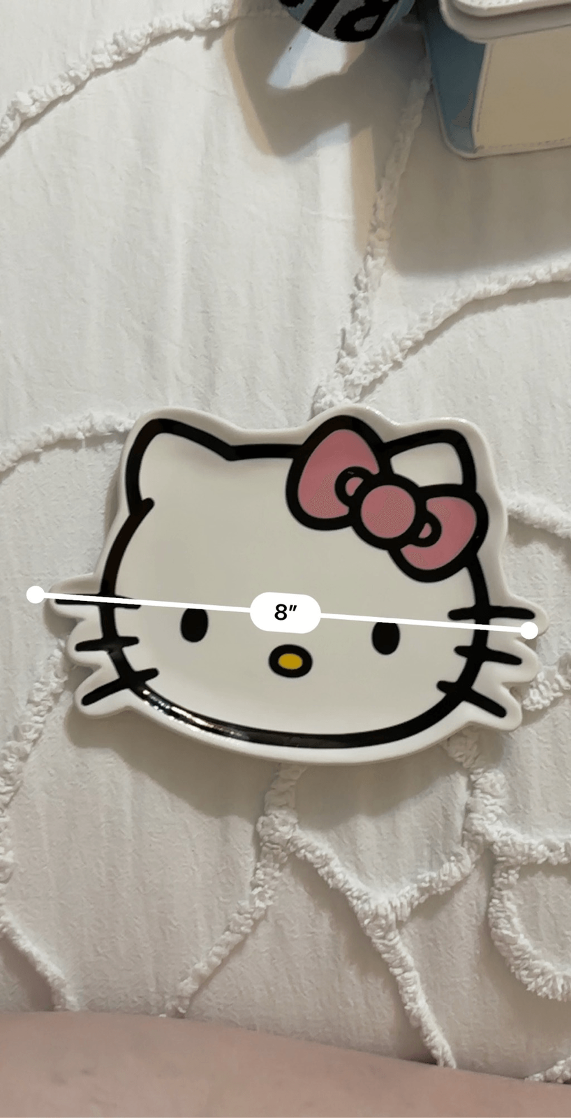 Hello Kitty Ceramic Trinket Tray Jewelry Ring Holder Dish Sanrio NEW w/ Tags! Hello Kitty - фотография #3
