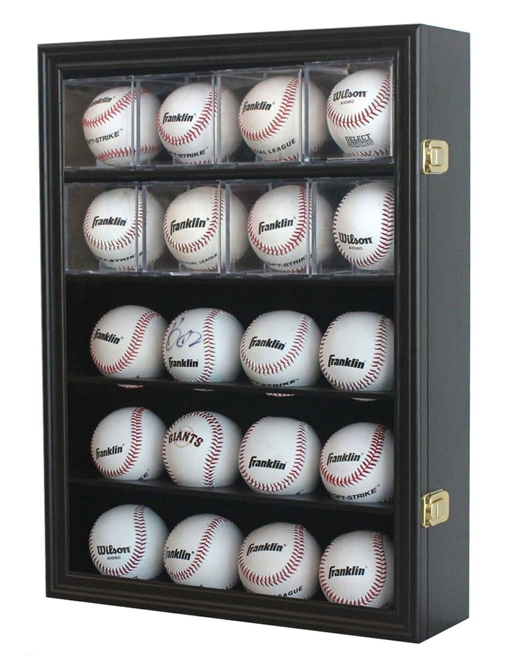 20 Baseball or Cube Display Case Cabinet Holder Shadow Box , UV Protection Без бренда - фотография #7