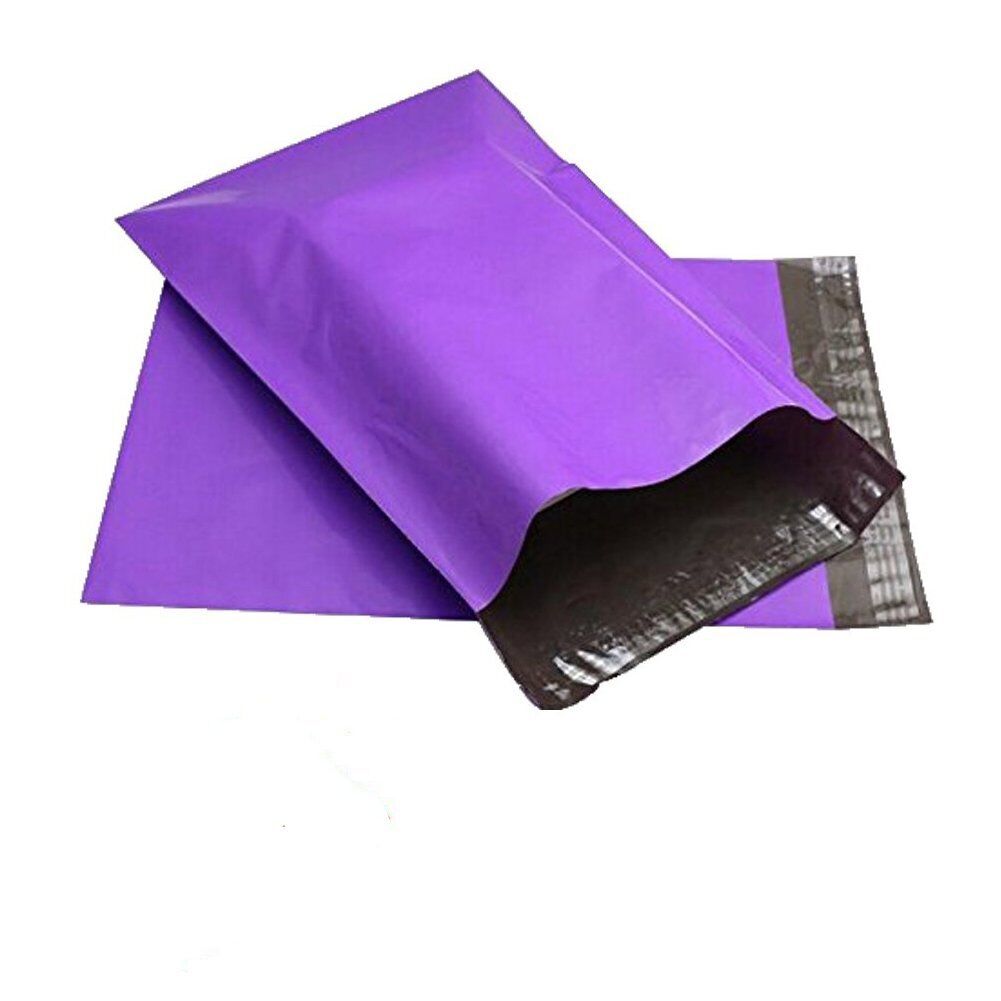 100 Poly Mailers 10x13 Shipping Bags Purple Plastic Packaging Mailing Envelope Unbranded/Generic Does Not Apply
