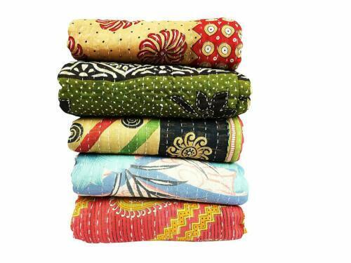 Wholesale 10 Pc kantha Quilt Vintage Handmade Bedspreads Throw Ralli Blanket  Handmade Does Not Apply - фотография #4