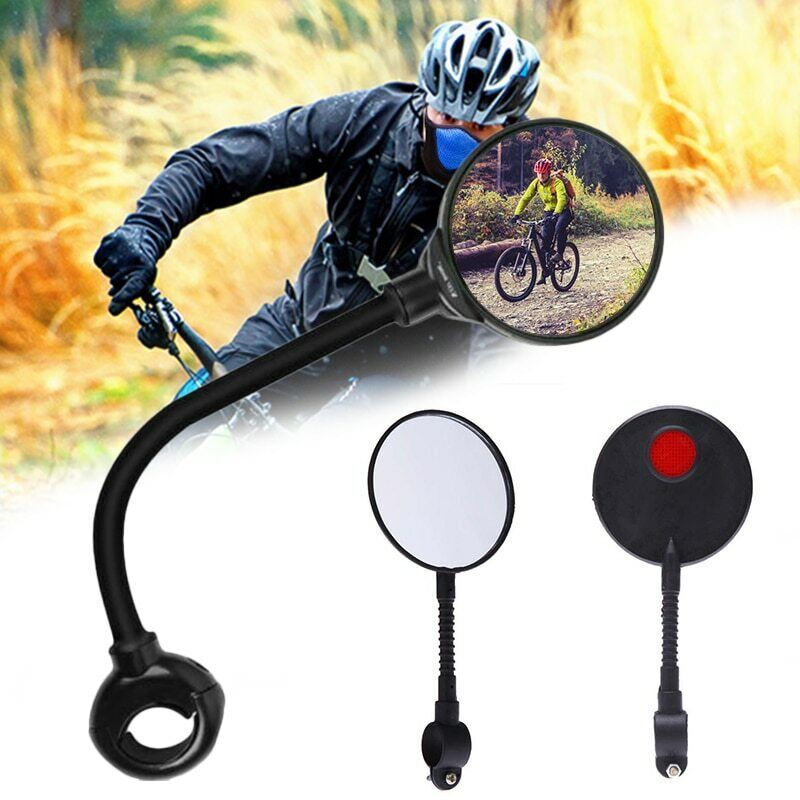 2x Mini Bicycle Rotaty Handlebar Glass Cycling Rear View Mirror for Road Bike US Geartronics Does Not Apply - фотография #6