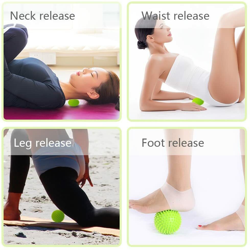 Foot Massager Roller Spiky Balls Therapy Massage Muscle Pain Relief Sport Tools NURSAL HPC0059 - фотография #6