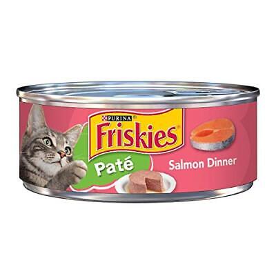 Friskies Canned Cat Food Classic Pate Salmon Dinner - 5.5 Oz - Pack of 24 Friskies Does not apply