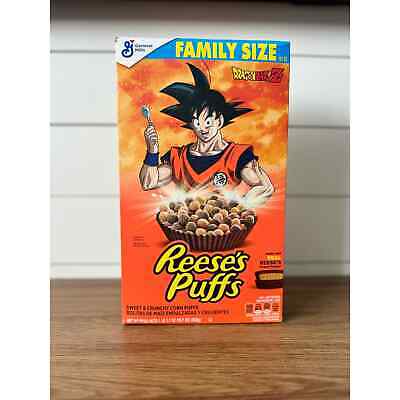 Dragonball Z limited edition Reese’s aPuff Cereal  General Mills