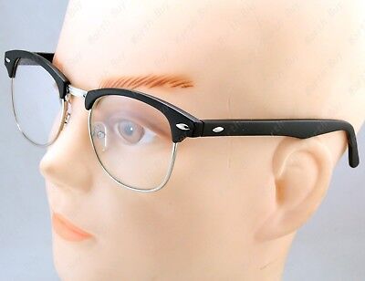New Clear Lens Glasses Mens Women Nerd Horn Frame Fashion Eyewear Designer Retro Worth Buy Does Not Apply - фотография #2