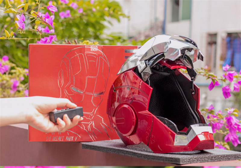 Autoking Iron Man MK5 Helmet 1/1 Scale Voice Control Wearable Christmas Props Без бренда Iron Man - фотография #7