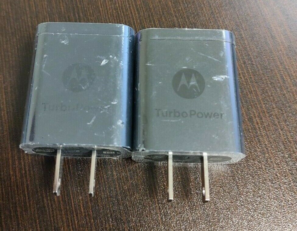 2 Pack Genuine Motorola 3A TurboPower 15 Plus - QC 3.0 Charger SC-51 Motorola SC-51