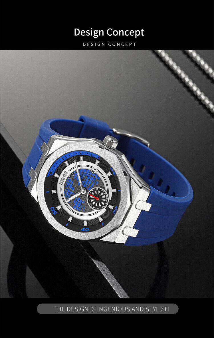New Men's Watch Luminous Waterproof Mechanical Watch Quartz Sports Watch Unbranded - фотография #2
