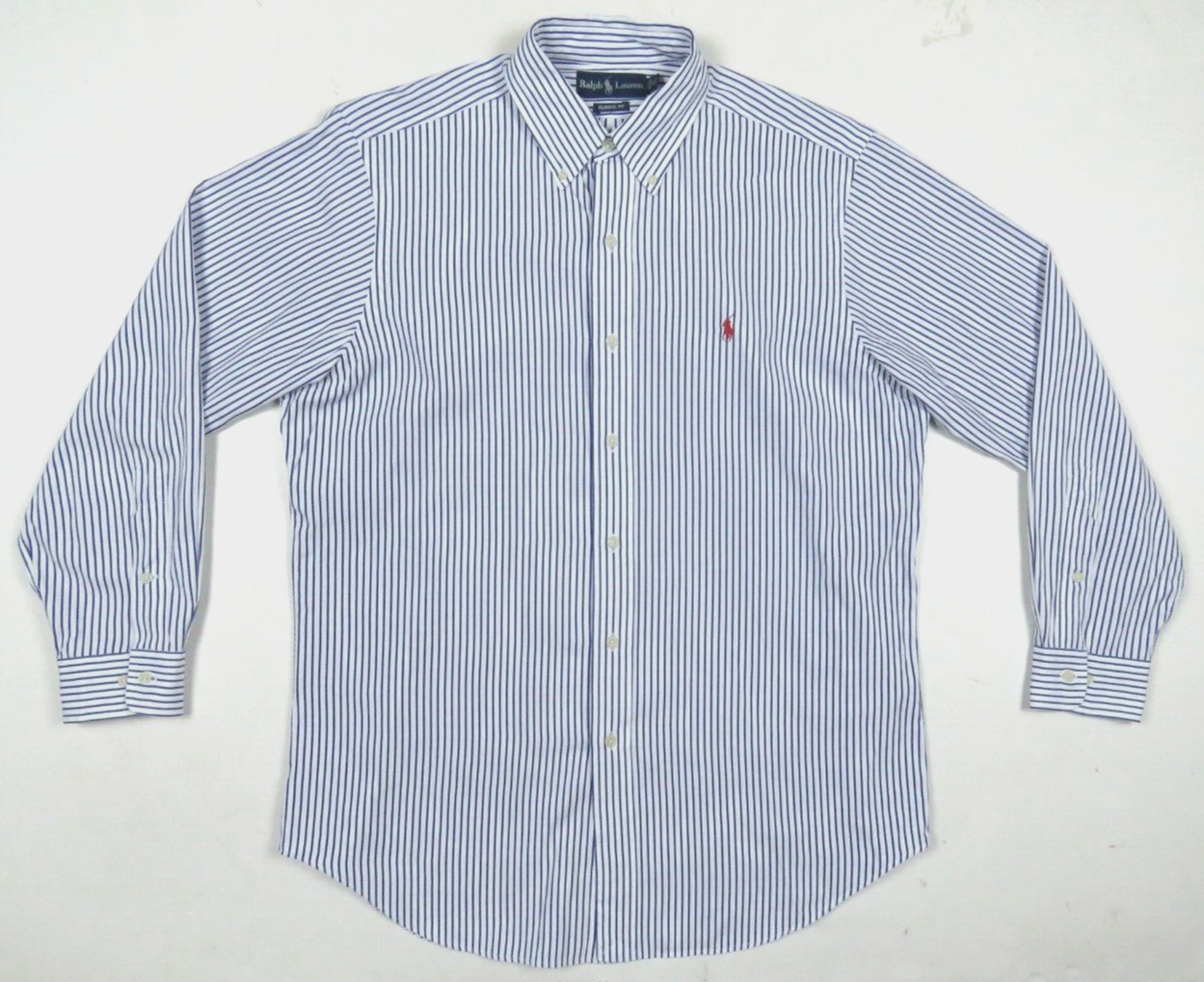 Lot Of 5 Ralph Lauren Polo Long Sleeve Button Front Shirts Mens 16 1/2 L 4 NWOT Ralph Lauren Does Not Apply - фотография #7