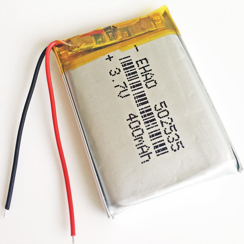Lots 3pcs 3.7V 400mAh Lipo Polymer Rechargeable Battery For Smart Watch 502535 EHAO Does Not Apply - фотография #3