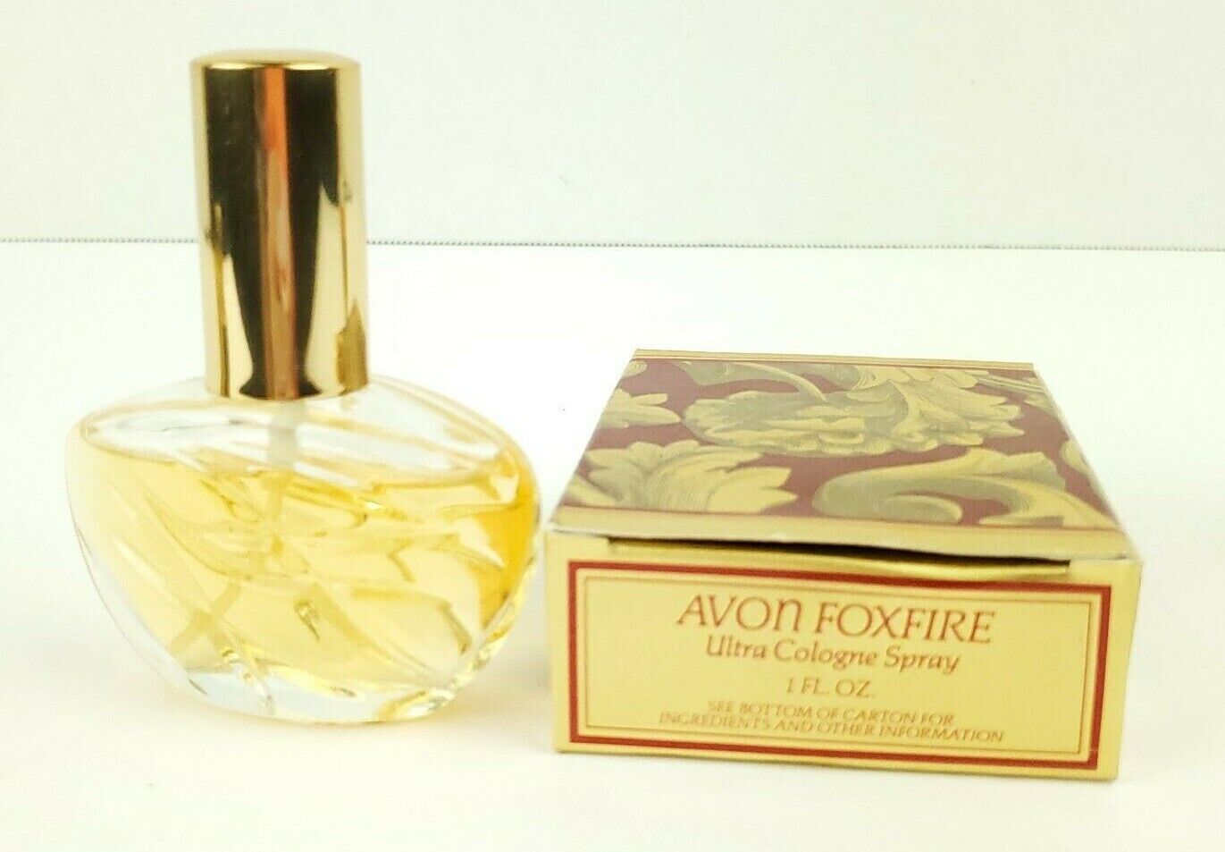 Lot of 3 Vintage Avon Perfume Bottles Rapture Foxfire Cologne Unforgettable Oil  Avon - фотография #6
