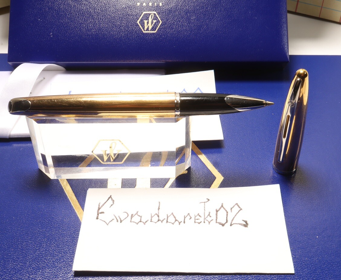 Waterman CARENE Rollerball Meridian Pink Gold Edition, Rare, LOOK Waterman - фотография #9