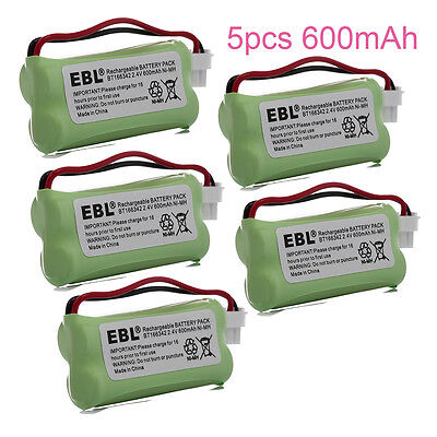 5 Cordless Home Phone Battery Pack For VTech BT166342 BT266342 BT183342 BT162342 EBL Does not apply - фотография #3