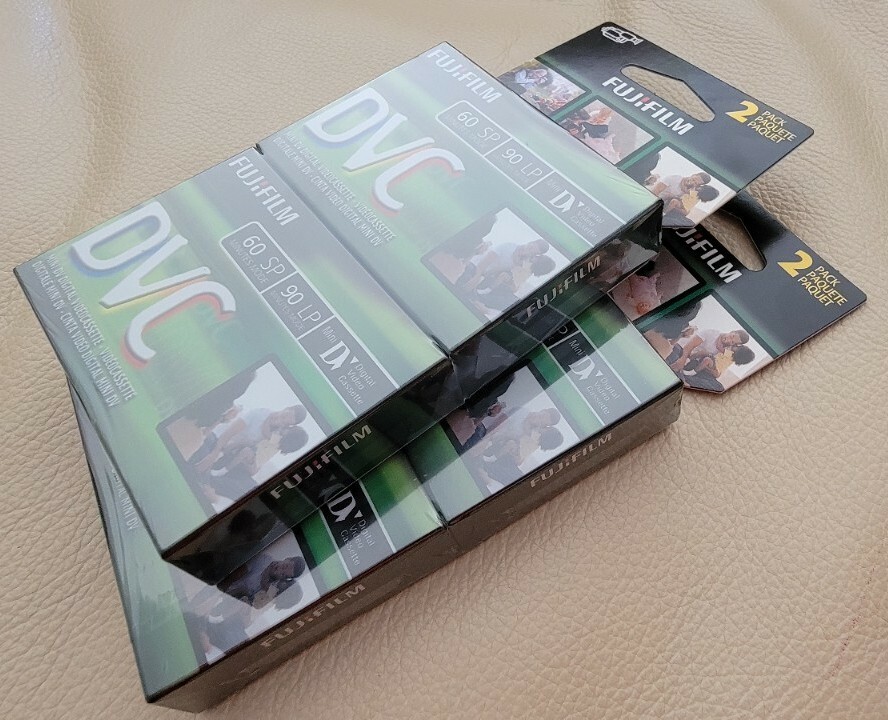 (4) Pack FUJIFILM DVC60 Mini DV Digital Blank Videocassette Tapes - NEW & SEALED Fujifilm DVC60 - фотография #3
