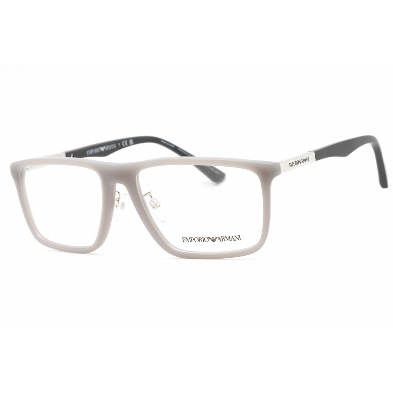 Emporio Armani Men's Eyeglasses Matte Grey Plastic Full Rim Frame 0EA3221F 5126 Emporio Armani 0EA3221F 5126