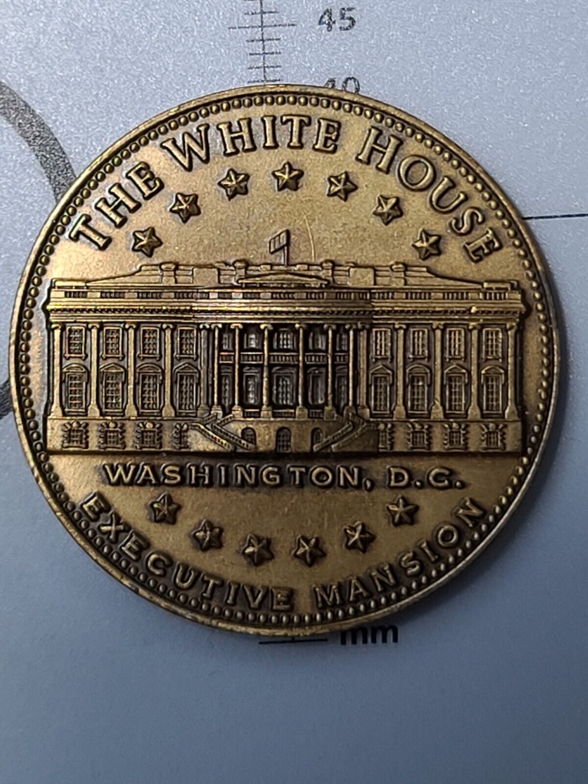 The White House Executive Mansion 200th Anniversary 40mm Medal Без бренда - фотография #3