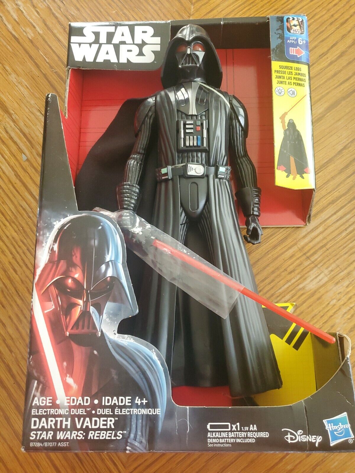 Star Wars Rebels Darth Vader Electronic Duel 12 Inch Action Figure. New works Hasbro