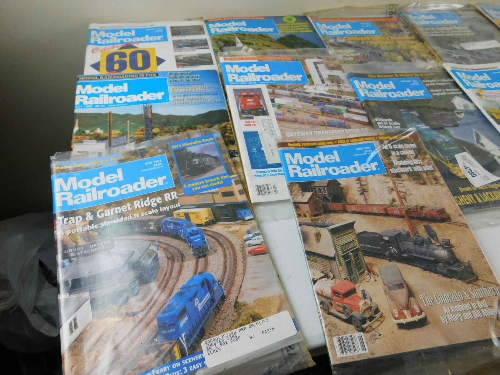 14 Vintage 1990's & 1984 MODEL RAILROADER Train Layout Magazines MINT Без бренда - фотография #2