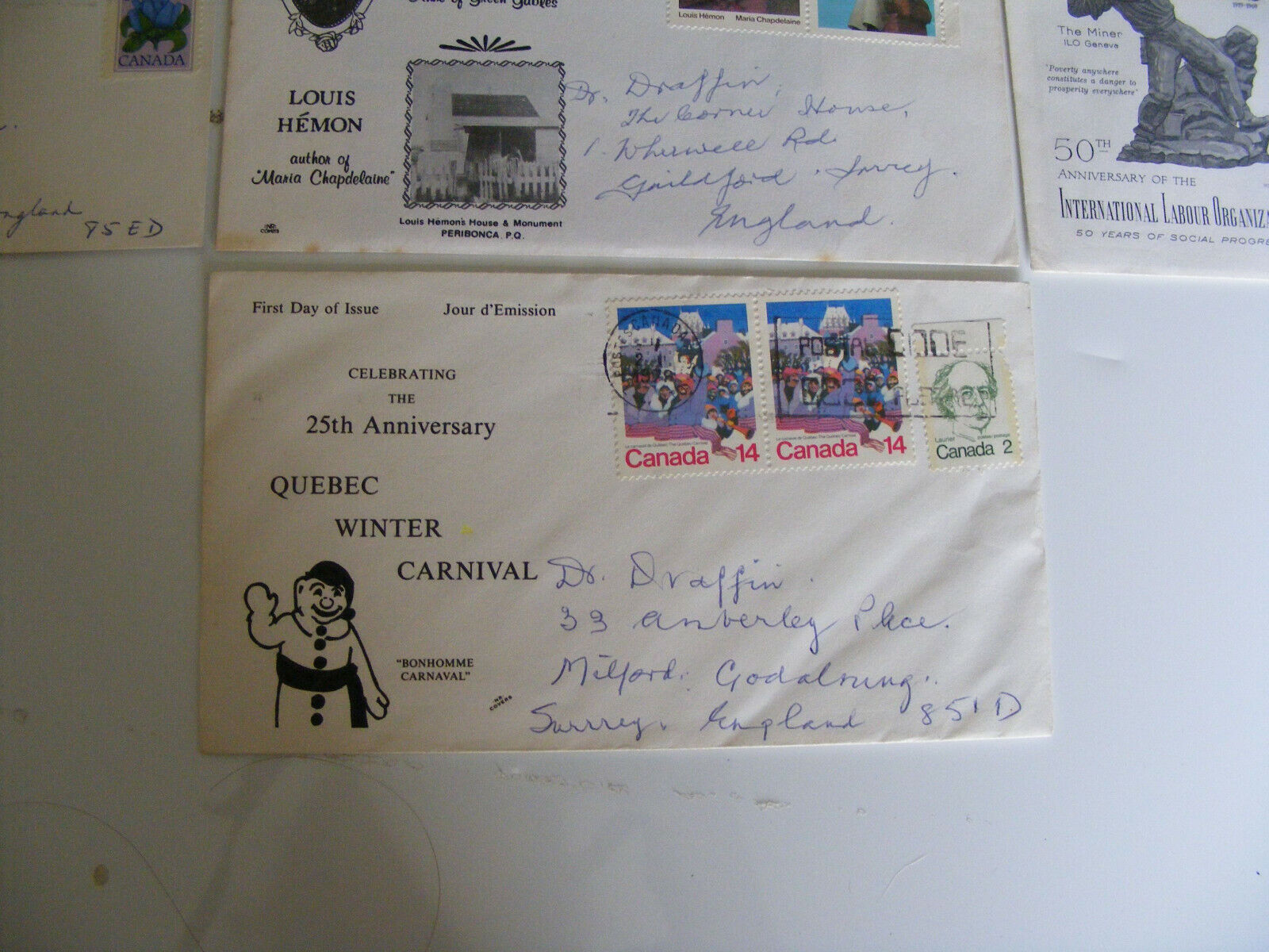 Canada   13   First   Day  Covers  From  1968  To  1978  Quebec  Winter Carnival Без бренда - фотография #8