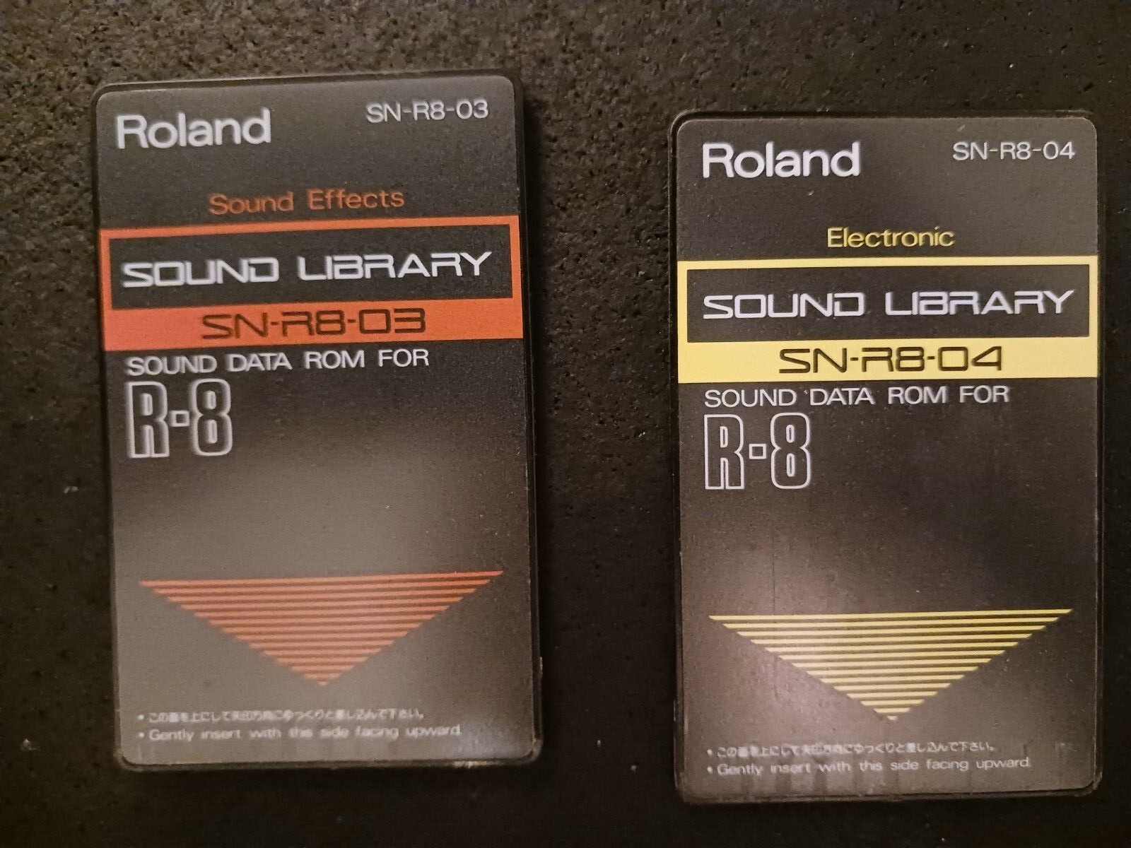 Roland R8 Sound Library ROM cards (SN-R8-03 & SN-R804) Roland SN-R8-03 & SN-R8-04