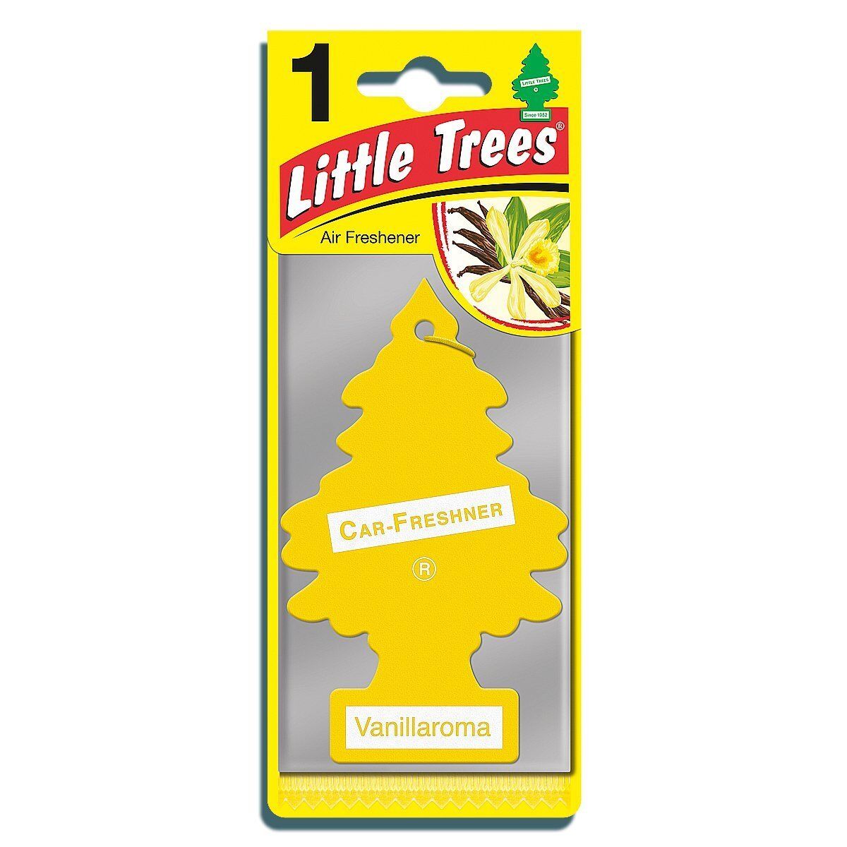  Freshener Vanillaroma  10105 Little Tree Vanilla Aroma  MADE IN USA Pack (24)  Little Trees U1P-10105 - фотография #5