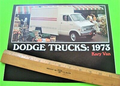 2 Diff 1973 & 1976 DODGE 'KARY VAN" / BOX TRUCK COLOR BROCHURES 14-pgs XLNT+++ Без бренда - фотография #2