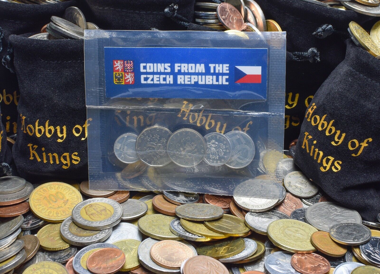 5 CZECH COINS DIFFERENT EUROPEAN COINS FOREIGN CURRENCY, VALUABLE MONEY Без бренда - фотография #3