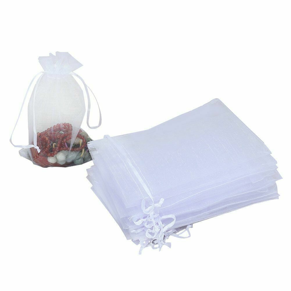  New "4x4" Drawstring Organza Bags Jewelry Pouches Wedding Party Favor Gift Bags Unbranded - фотография #6