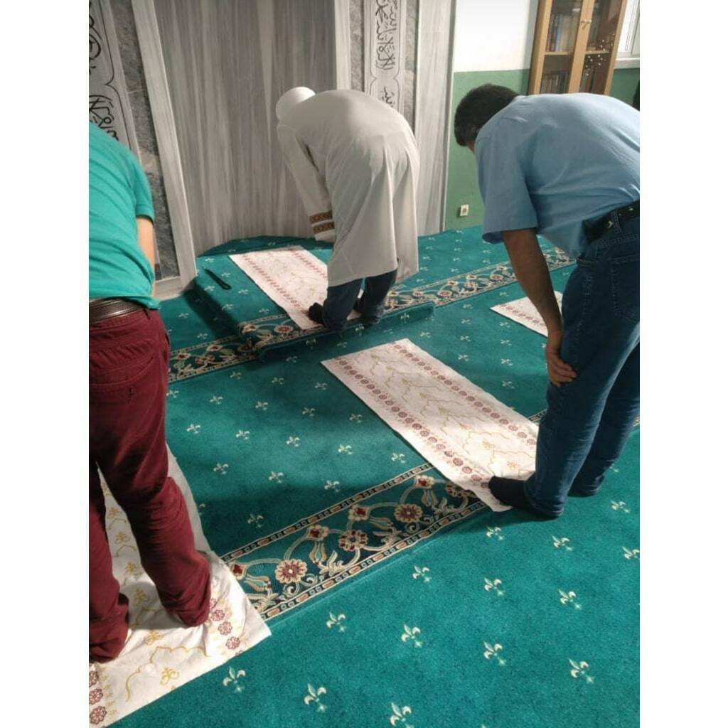 New 100x Disposable prayer mat, janamaz water proof personal & mosque use Без бренда - фотография #6