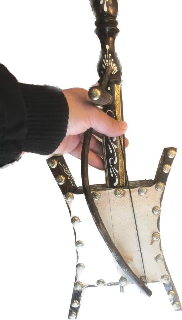 RABAB String Instrument Bidouin Music Wooden Jordan Desert Rababa Decoration 18" RABAB Does Not Apply - фотография #3